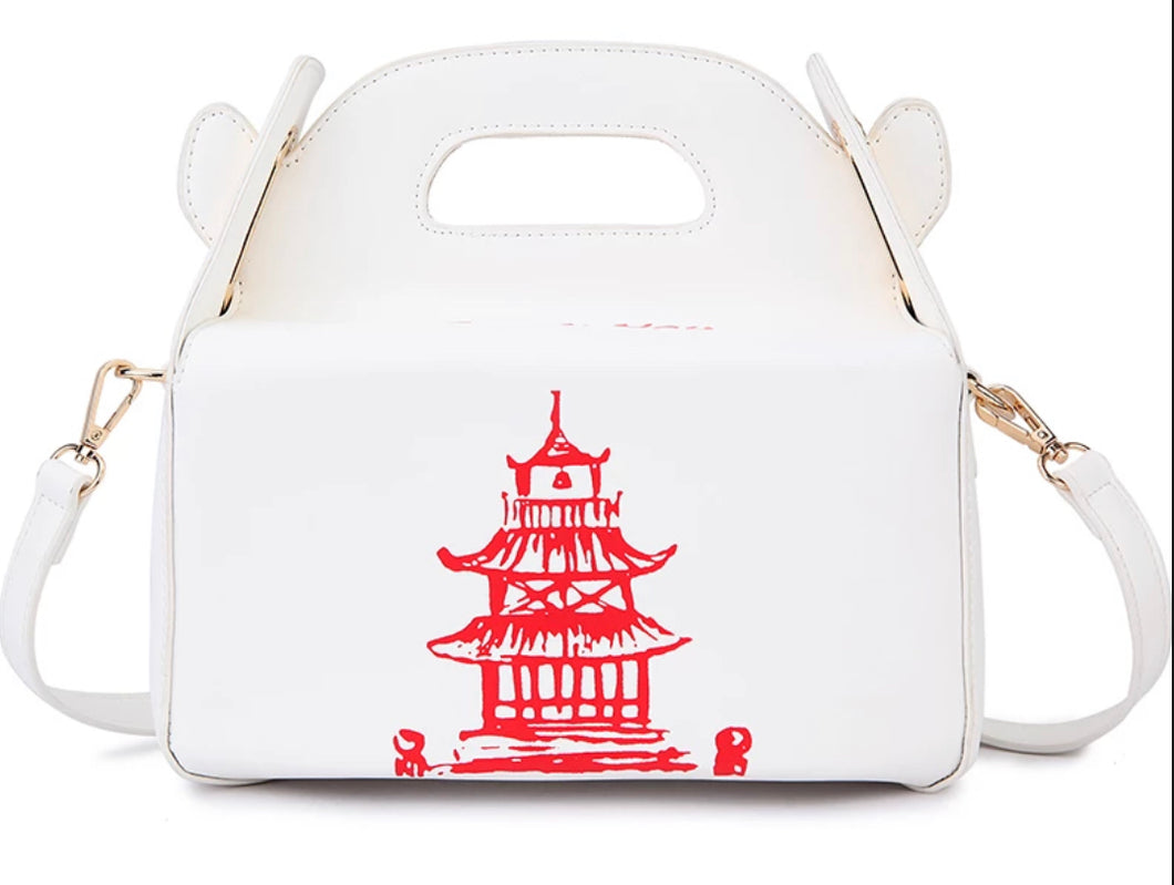 Chinese takeout box purse