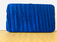 Load image into Gallery viewer, Blue Silk Tapestry Clutch
